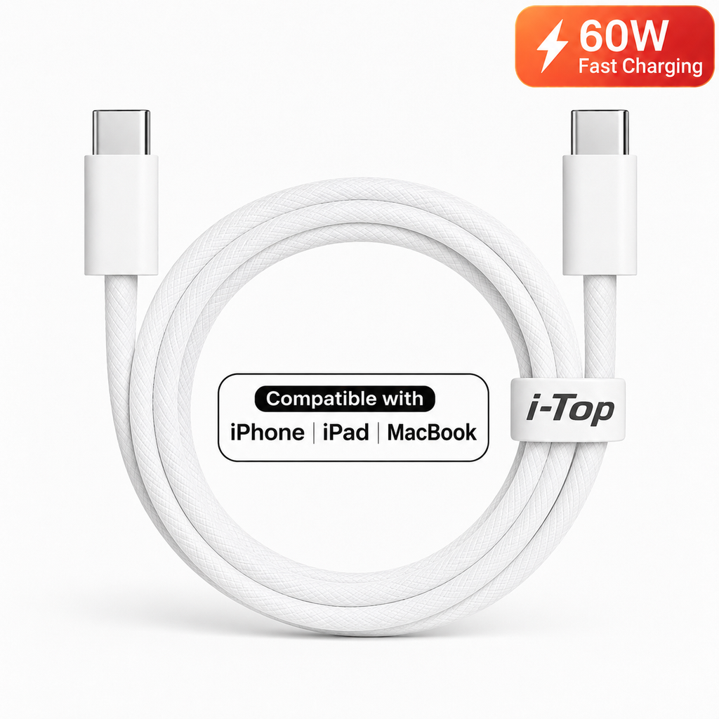 i-Top Type C to Type C Data cable for iPhone 15.