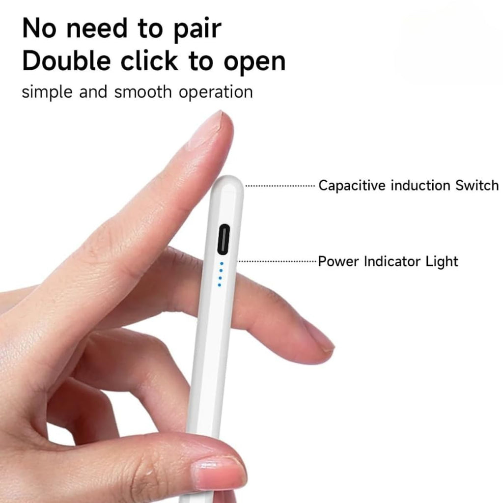 iPad Apple Pencil 2 Generation Upgraded Stylus Pen iPencil Pro with USB C, Palm Rejection 1st gen ,Tilt Sensitivity for iPad 9th/10th/11th/6/7/8 2018-2025 Air/mini 3/4/5/M2/M3 i Pad Pro 11/12.9/