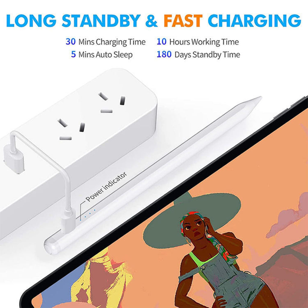 iPad Apple Pencil 2 Generation Upgraded Stylus Pen iPencil Pro with USB C, Palm Rejection 1st gen ,Tilt Sensitivity for iPad 9th/10th/11th/6/7/8 2018-2025 Air/mini 3/4/5/M2/M3 i Pad Pro 11/12.9/