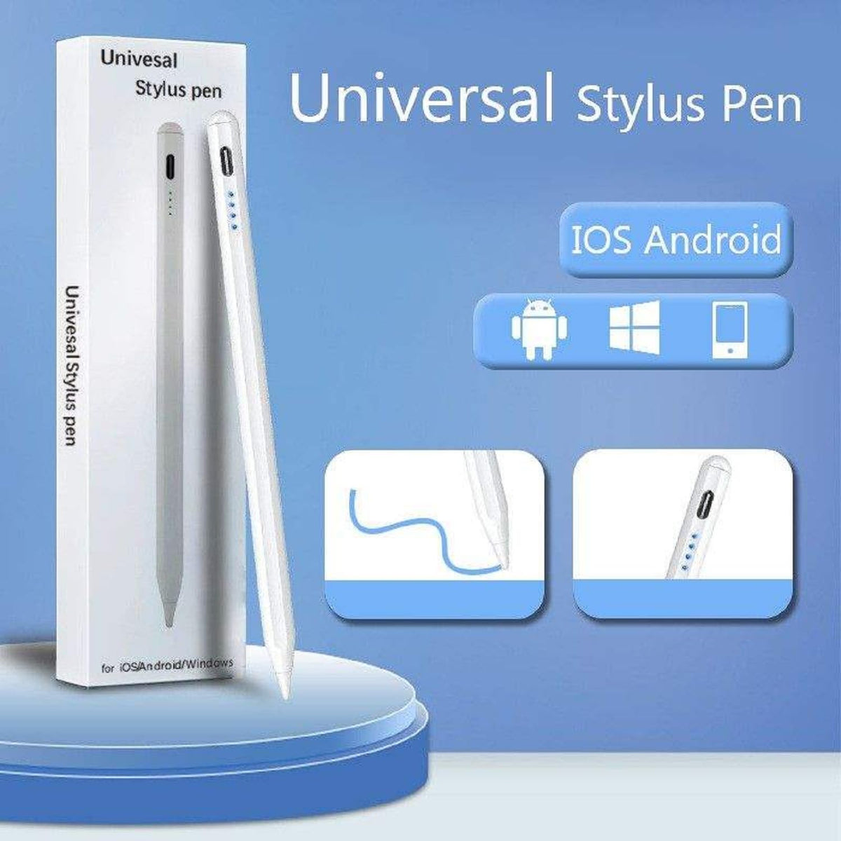 iPad Apple Pencil 2 Generation Upgraded Stylus Pen iPencil Pro with USB C, Palm Rejection 1st gen ,Tilt Sensitivity for iPad 9th/10th/11th/6/7/8 2018-2025 Air/mini 3/4/5/M2/M3 i Pad Pro 11/12.9/