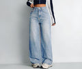 Flutevrinda Nifty Women's Denim Stretchable High Waist Baggy Jeans for Women. (3. B0FM4DD3CC)
